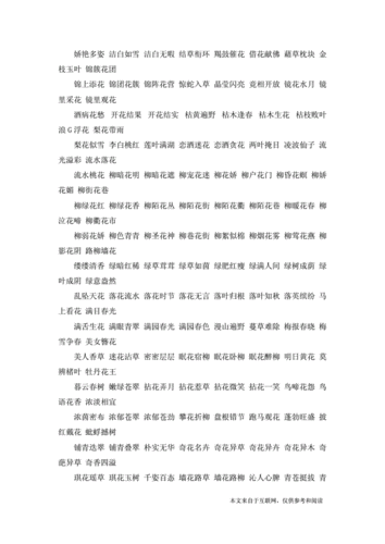 描写花草的四字成语-范文.docx 5页