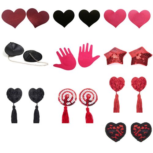 1 pair sexy pasties stickers women lingerie sequin tassel breast