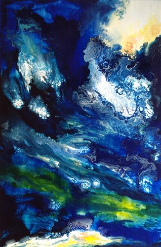 我的抽象画我的梦新作品来了.新-裘炎