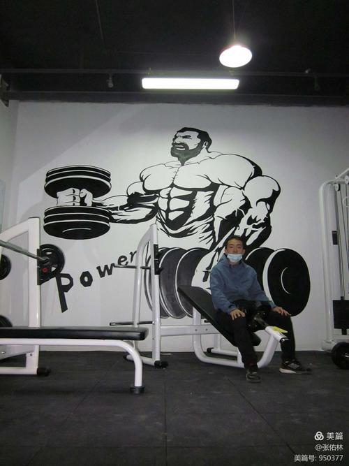 我的健身房墙绘