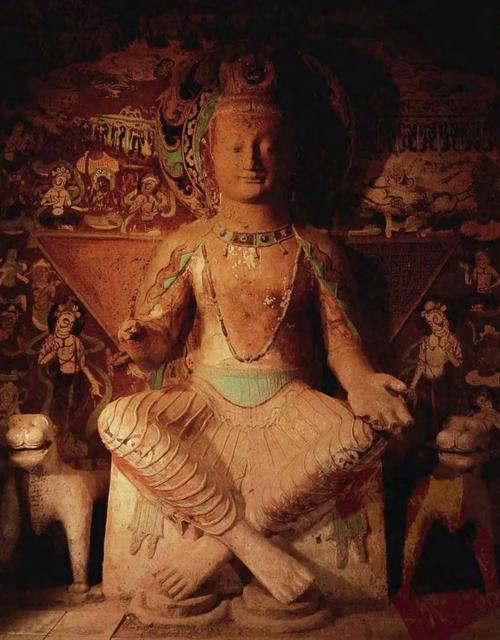 275窟交脚弥勒 北 