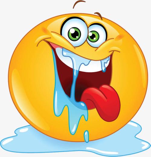 表情_流口水的表情【高清表情包png素材】-90设计