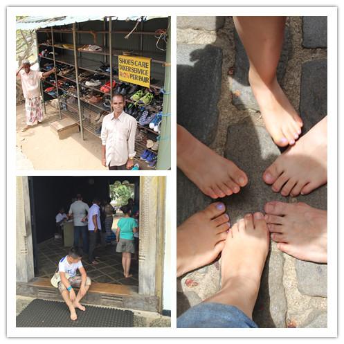 ﻿正式跨入佛家圣地,脱鞋光脚是一种必须的礼仪——