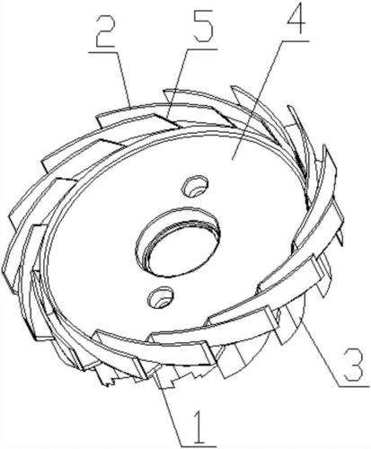 一种吸尘器风机的定叶轮制造技术