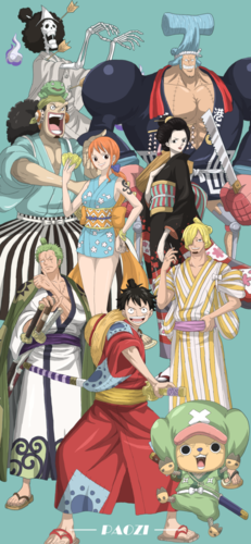 海贼王壁纸:和之国集合