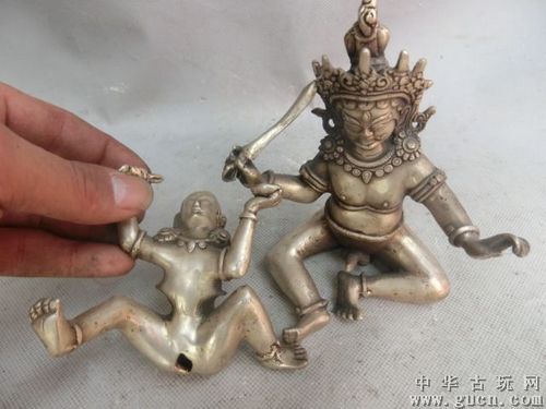 白铜欢喜佛