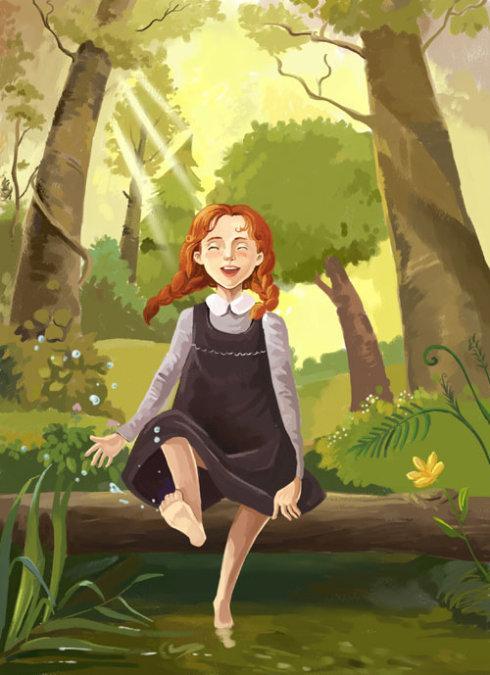 读《绿山墙的安妮》,你也会爱上那个充满想象,喋喋不