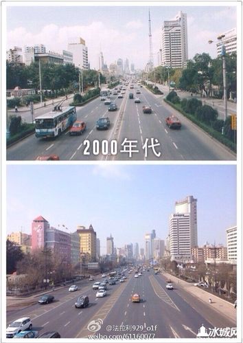 2000年的城市风景