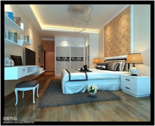 卢先生雅居卧室吊顶装修效果图