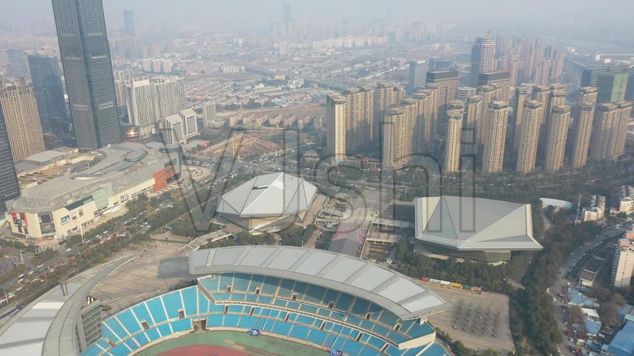 合肥体育中心_3840x2160_高清视频素材下载(编号:)