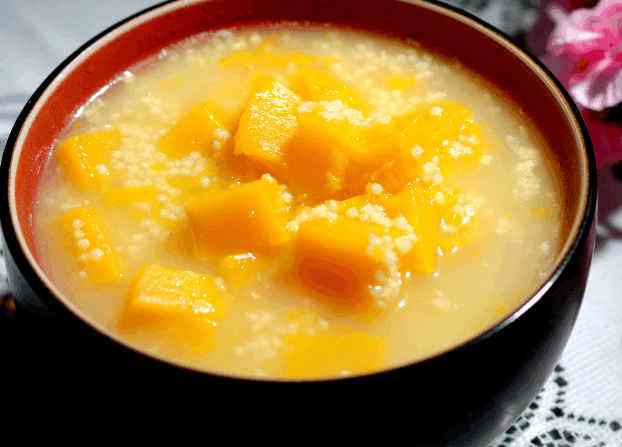 南瓜山药小米粥——健脾补肺促进消化