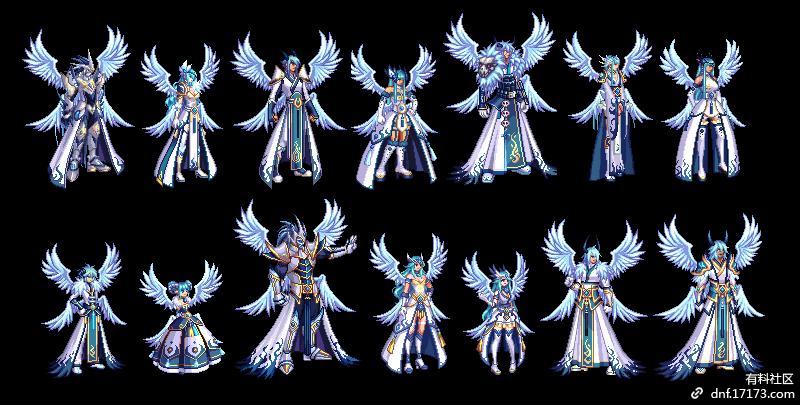 天空套,下面就是苍蓝系列第2期稀有装扮全职业外观一览想必有不少小