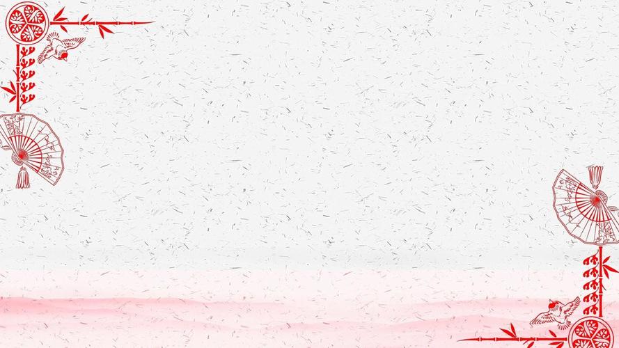 剪纸红色新年计划工作汇总ppt模板