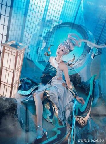 王者荣耀伽罗太华新皮肤真人版美极了,简直就是仙女下凡