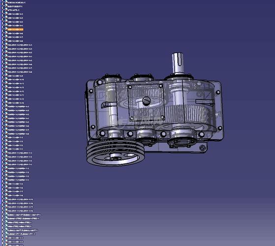 catia输送机二级齿轮减速器传动设计