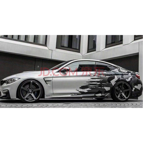 红猪车膜涂装生锈迷彩膜全车改色膜车贴切尔诺贝利车身定制 迷彩-a