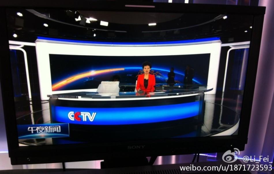 组图:央视新闻频道新演播室曝光 高大上国际范_高清