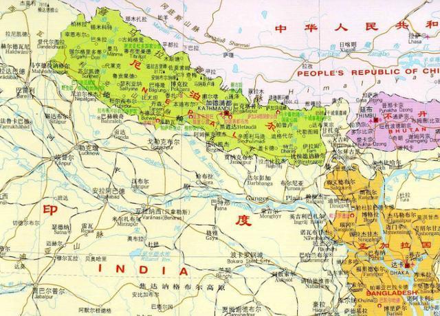 尼泊尔地图