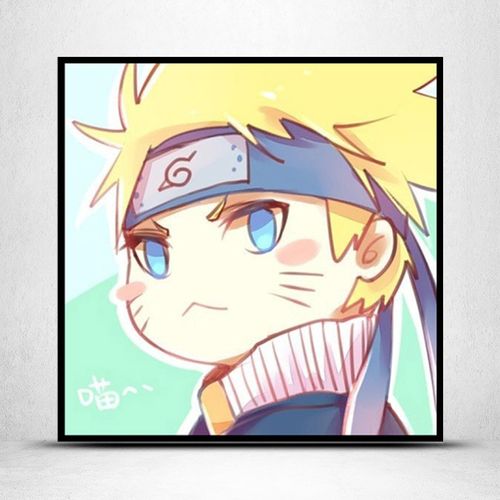 火影忍者鸣人十字绣2020新款小件线绣手工自己绣可爱卡通动漫刺绣