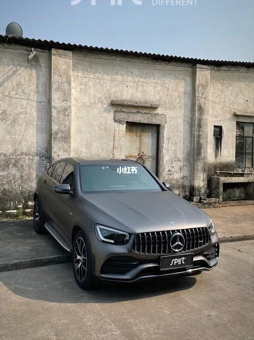 奔驰glc 43 spirt 消光陨石灰 质感无敌_梅赛德斯-奔驰怎么样_汽车