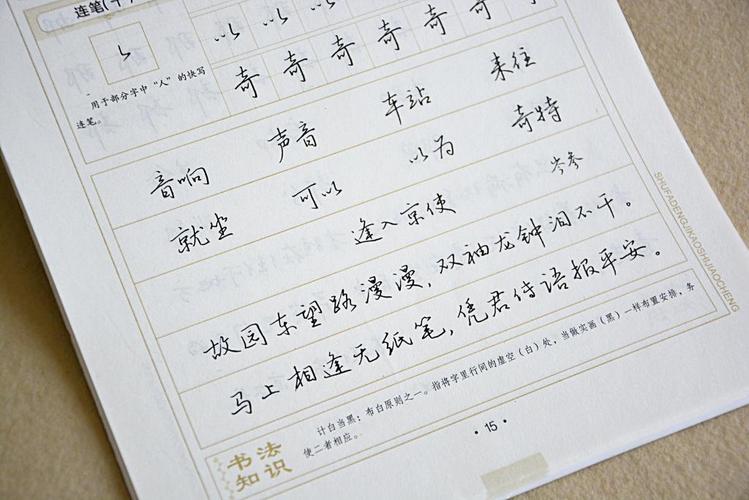 书法等级考试教程行书字帖成人连笔字公务员考试刘青春行书字帖 成人