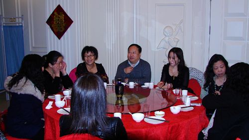 2004年2月14日在石家庄韩羽的住所,我们见到了这位七旬老人.