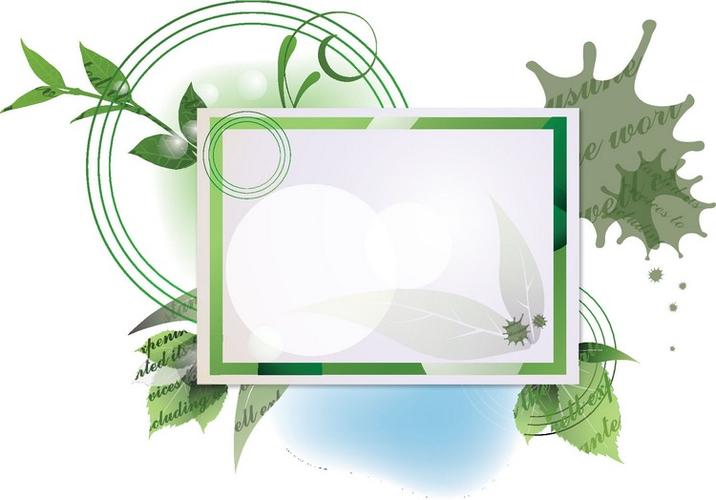 矢量边框可爱相框花纹矢量图下载