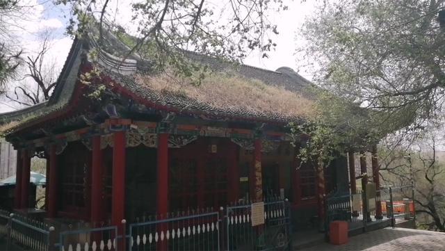 吉林北山著名景点泛雪堂匾额回归正位