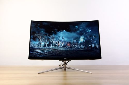 aoc c27v1qd【高清图】1700r和电视果 aoc v1系列显示器图赏-液晶显示