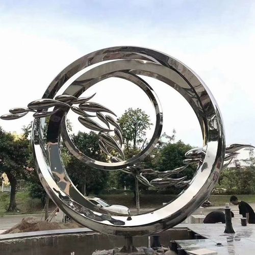 宜兴环形不锈钢水景雕塑供应