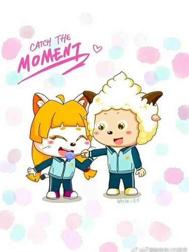 皓月和懒羊羊_动漫_影视_动漫