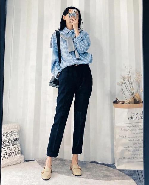 女人穿的是品味这些乐福鞋的搭配套路照着穿就很高级