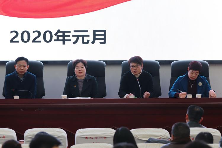 市教育工委书记,局长罗晓皓讲话.