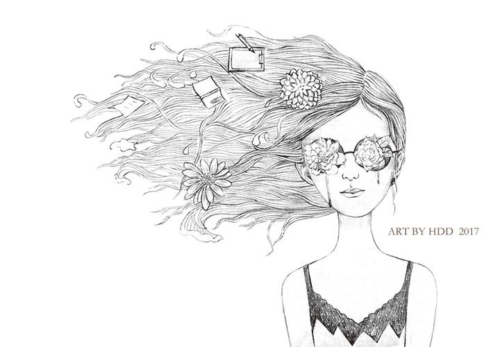 《黑白插画》杂志内插
