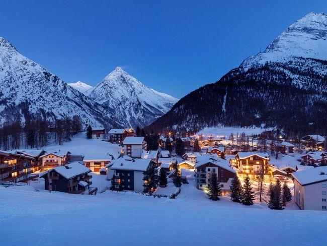 美不胜收的瑞士滑雪胜地看了就有心动的感觉