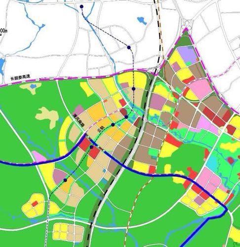 按照今天的图纸,河西快线完全是另起炉灶,长株潭西环线二期没有了踪