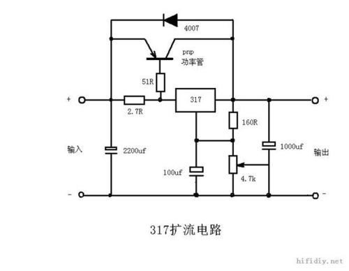 lm317扩流电路图 邮箱zls66336@163.com