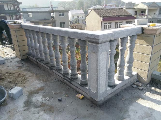 大理石花瓶柱阳台栏杆别墅阳台石材护栏