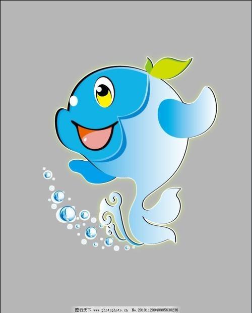 吉祥物小鱼 吉祥物 代表 鱼 小鱼 卡通 漫画 动画片 儿童 可爱 传说