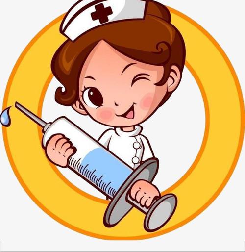 简笔画护士打针