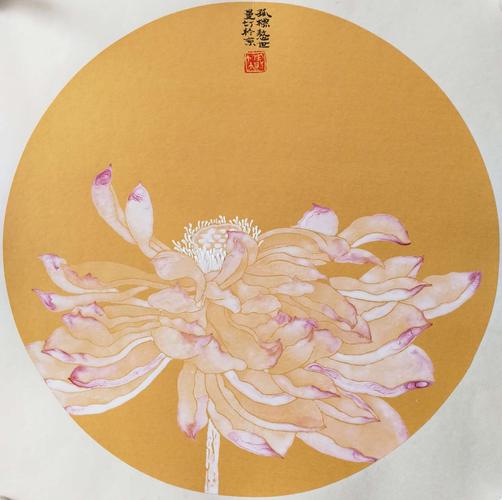 周曼竹工笔画作品欣赏