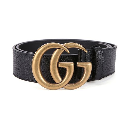 gucci古驰gucci腰带2020新品男士双g板扣牛皮皮带腰带105视频