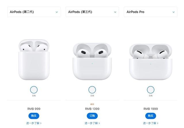 1999元airpodspro新款开售支持magsafe磁吸