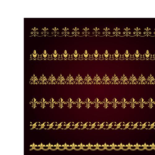 金色花纹,金色边框,金色花边,金边,其他,生活百科,矢量素材
