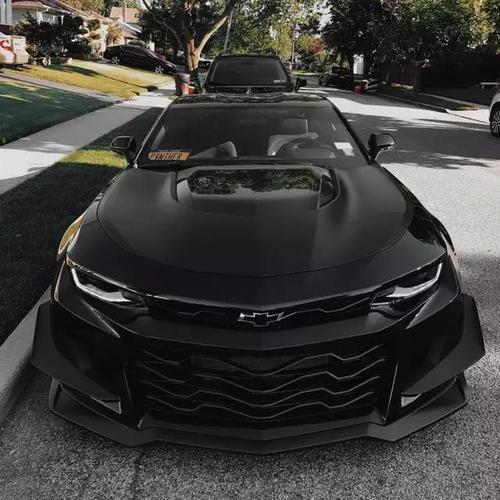 科迈罗改装黑武士肌肉车:比野马还帅,目前最霸气的案例!