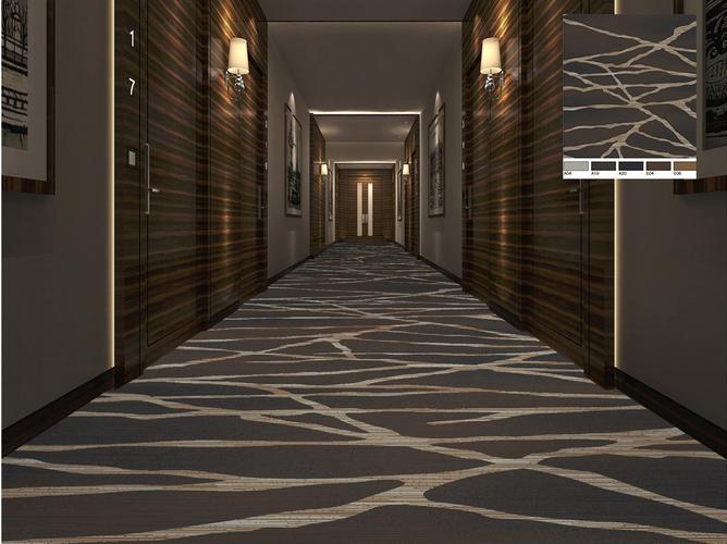 厂家直供酒店地毯宾馆走廊客房阻燃地毯定制防污地毯来图来样定制