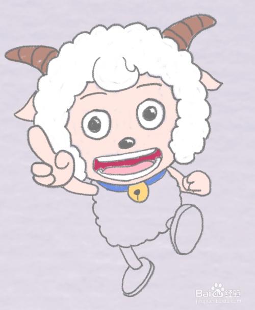 喜羊羊简笔画