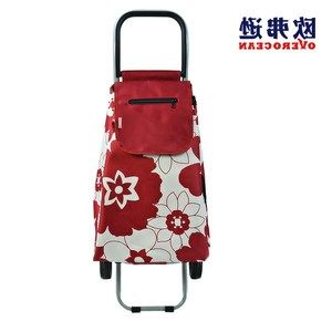 日本购欧弗逊 买菜购物车 便携拉杆车 小拉车可折叠手拉车 爬楼买