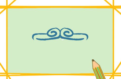 收缩的紧箍圈的简笔画步骤如下