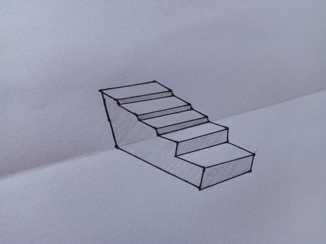 3d立体小楼梯附教程